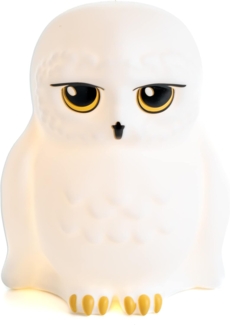 Harry Potter Hedwig Nachtlicht - Offiziell lizenziertes Harry Potter Dekogeschenk, tragbares Stimmungslicht für Kinder, batteriebetrieben, Black
