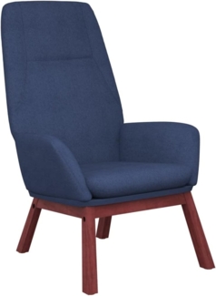 vidaXL Relaxsessel Blau Stoff [341387]