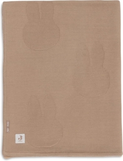 Jollein Babydecke - Miffy - 75 x 100 cm - Biscuit/
