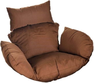 HOME DELUXE Polyrattan Hängesessel CIELO - Grau/Braun nur Kissen