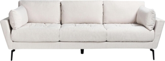 4-Sitzer Sofa Stoff hellbeige NENOLA