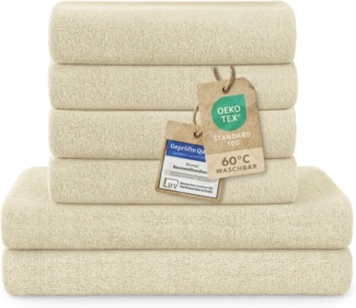 Blumtal Handtuch Set Premium 4 oder 6-TLG. Frottier Set - 100% Baumwolle, Frottee (Set, 6-St), Oeko-TEX Zertifiziert