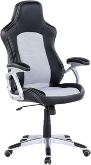 Bürostuhl schwarz / grau höhenverstellbar EXPLORER