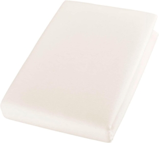 Cotonea Edel-Biber Bio-Baumwolle Spannbetttuch|140x200 cm| natur