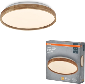 OSRAM LED-Deckenleuchte mit Holzring, 16 W, 3000 K, EEK: E, 1000 lm, IP20, warmweiß