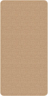 vidaXL Teppich Jute mit Latexrücken 80x160 cm Natur 245284
