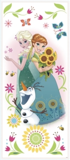 RoomMates - DISNEY Frozen Anna & Elsa - Wandtattoo Wandsticker Wandaufkleber Wan