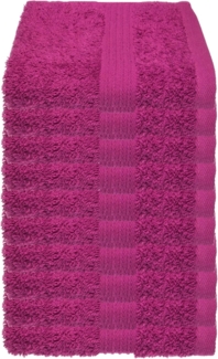 Julie Julsen Gästehandtücher 10-Gästehandtücher-Fuchsia-Gästetuch 30x50 cm, Baumwolle (10-St)