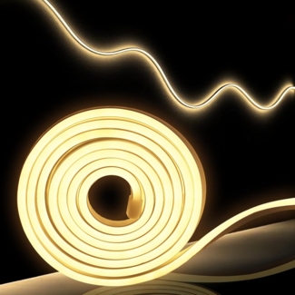 Spetebo LED-Lichterschlauch LED Lichtschlauch warmweiß - 10 m / 900 LED, 900-flammig, beleuchteter Lichterschlauch für Drinnen und Draußen