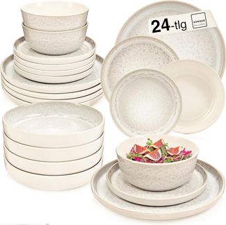SÄNGER Tafelservice Key West- 24 teilig aus Steingut