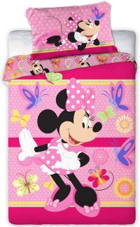 Baby Bettwäsche Disney Minnie Mouse 100x135 cm pink