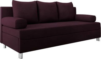 Mirjan24 'Dover' Schlafsofa, Rot, 86 x 192 x 80 cm, ohne Hocker