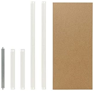 shelfplaza HOME 50x23 cm Fachboden-Set in weiß für HOME Schwerlastregale mit 175 kg Traglast pro Boden