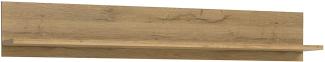 FORTE Havanna Wandpaneel, Holzwerkstoff, Braun, 160 x 25,6 x 21,9 cm