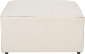 Ottomane LEMVIG Cord Helles Beige