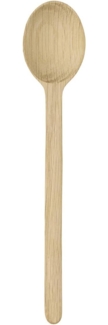 Rig-Tig Easy Hafergrütze Holzlöffel, Kochlöffel, Löffel, Weißes Eichenholz, 25 cm, Z00304