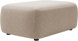 Vente-unique - Hocker - Strukturstoff - Taupe - DAVISO
