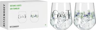 Ritzenhoff 3891001 BOTANIC LIGHTS Gin Tumbler 2er #5 #6 RDT 2023 / Ginglas-Set