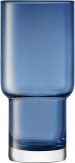 LSA International 390 ml Utility Highball Saphir, Blau, 8,2 x 8,2 x 15 cm