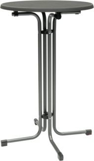 MFG Stehtisch Ø 70 cm schiefer wetterfest, klappbar