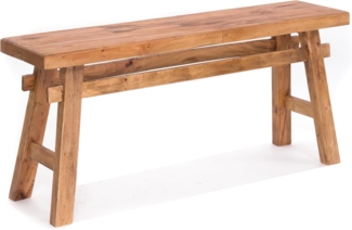 DESIGN DELIGHTS Sitzbank SITZBANK "EAST", Altholz massiv, 118x53x27,5cm (BxHxT), Holzbank, F