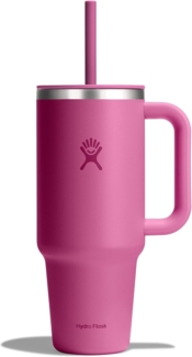 Hydro Flask Thermobecher All Around Travel Tumbler in den Größen 24 oz/ 32 oz / 40 oz, Edelstahl, Thermo Cup mit Strohhalm