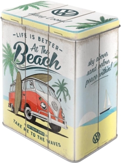 Nostalgic-Art Vorratsdose Blechdose / Kaffeedose - VW Bulli - Beach