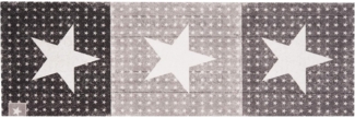 Kurzflor Küchenläufer Star Boulevard Schwarz 45x140 cm