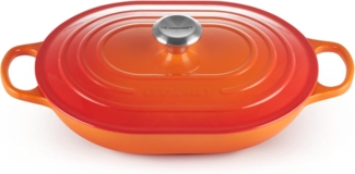 Le Creuset Signature Oblong 31 cm Ofenrot