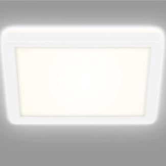 Briloner LED Panel Slim 19 cm, weiß, ultraflach