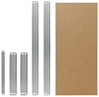 shelfplaza PRO 70x40 cm Fachboden-Set in grau-verzinkt für PRO Schwerlastregale mit 200 kg Traglast pro Boden