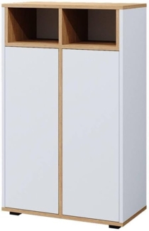Midischrank Didi Weiß/Artisan 60 x 97 cm mit 2 Türen Vicco