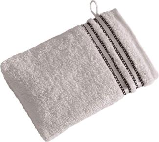 Vossen Handtücher Cult de Luxe | Waschhandschuh 16x22 cm | light grey