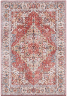 Vintage Teppich Sylla Ziegelrot - 80x200x0,5cm