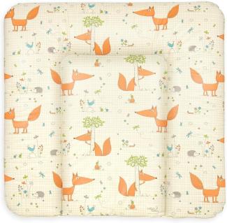 Ceba Baby Wickelauflage Wickelunterlage Wickeltischauflage 70x75 cm Abwaschbar - Fuchs 70x75 cm