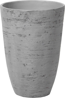 Blumentopf grau rund 35 x 35 x 50 cm CAMIA