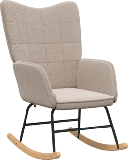 vidaXL Entspannungsstuhl Hellgrau 61 x 78 x 98 cm Stoff 42001783