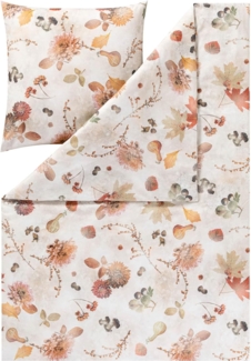 Estella Flanell Bettwäsche Autumn Foliage 4470-325 Blätter 135x200