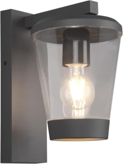 lightling Außen-Wandleuchte Claudio, ohne Leuchtmittel, Outdoor IP44, Wandmontage, E27