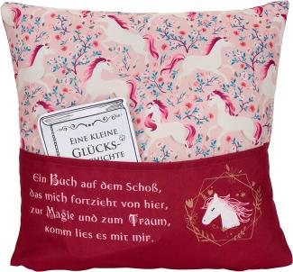 HERGO Sofahelden Kinder-Lesekissen Einhorn""