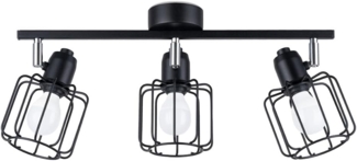 SOLLUX SL. 1116 Deckenleuchte BELUCI 3XE14 40W Stahl schwarz L:48cm B:17cm H:19cm dimmbar