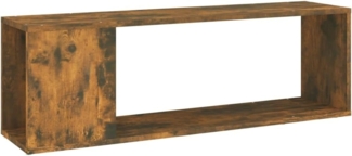 vidaXL TV-Schrank Räuchereiche 100x24x32 cm Holzwerkstoff 816035