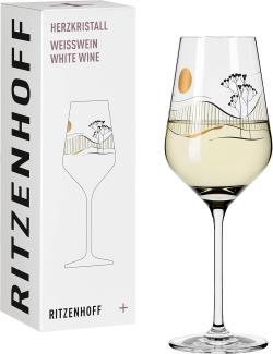 Ritzenhoff Weißweinglas Herzkristall 008, Chistine Kordes, Kristallglas, 380 ml, 3011008