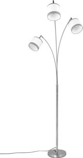 lightling Stehlampe Davis, ohne Leuchtmittel, Fußschalter, E14