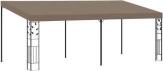 vidaXL Wand-Pavillon 6x3x2,5 m Taupe 312267