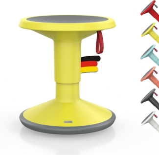 Interstuhl UPis1 Junior Edition - Made in Germany inkl. 10 Jahren Garantie für einen geraden Rücken (Zitronengelb, Junior Edition)