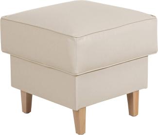 Max Winzer Hocker Lorris Kunstleder beige