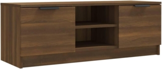 vidaXL TV-Schrank Braun Eichen-Optik 102 x 35 x 36,5 cm Holzwerkstoff [817134]
