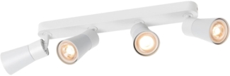 SLV PURI 2.0 Cone, Wand- und Deckenaufbauleuchte, long, 4 x max. 6W GU10, weiß - Wand- und Deckenleuchten