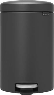 Brabantia 'NewIcon' Treteimer, Mineral Infinite Grau, 12 Liter